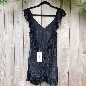 her lovers heart dress black PRINCESS POLLY LIONESS Quantity:3 Pcs Violet Mini Dress sub_category:mini Made in Italy